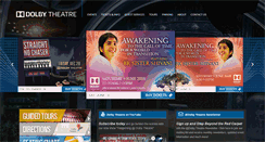 Desktop Screenshot of dolbytheatre.com