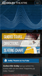Mobile Screenshot of dolbytheatre.com